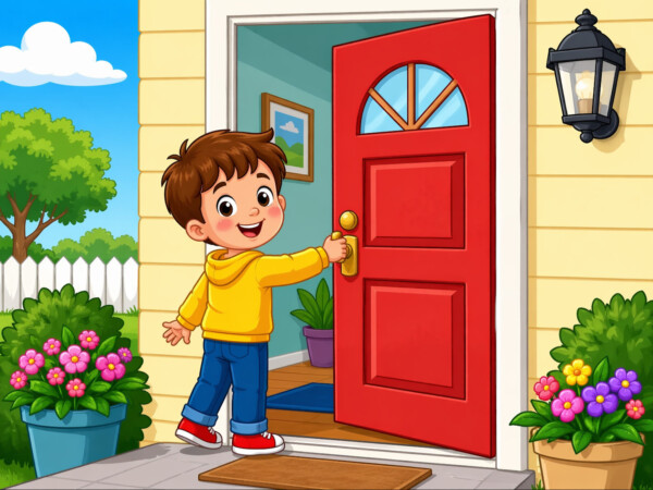 To open and close so you can go in or out