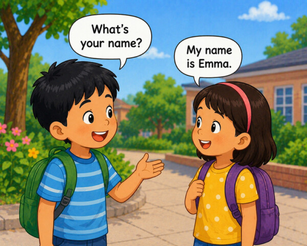 When you meet someone, you ask for their name
