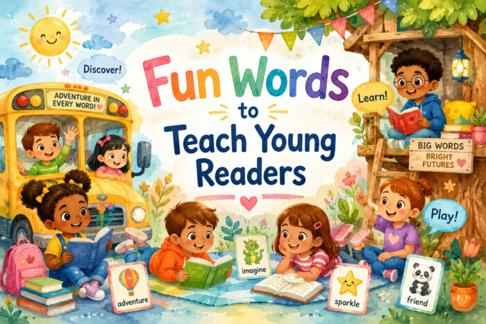 Fun Words to Teach Young Readers (and Why They Work)
