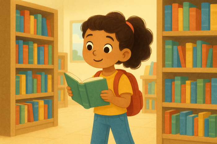 She wants a new book to read.
